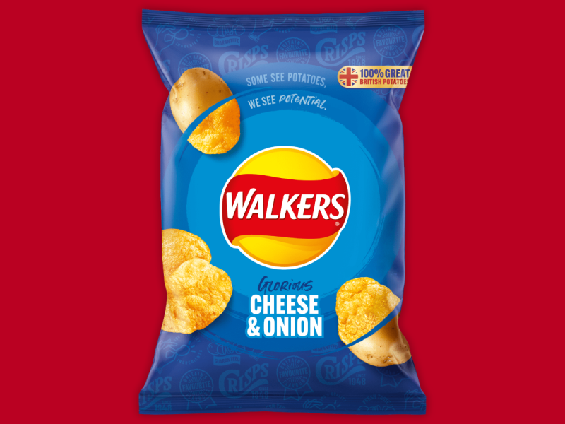 Walkers Cheese and Onion Crisps