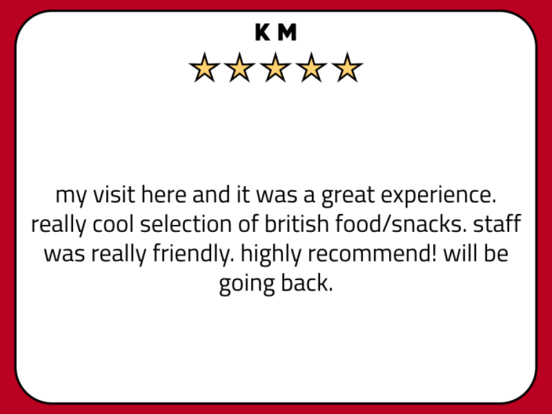 5 star customer review