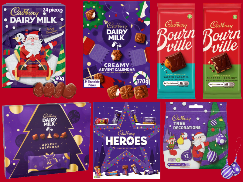 Cadbury Advent Calendars and Chocolates