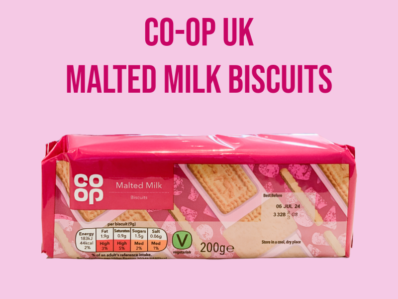 Co-op UK Malted Milk Biscuits